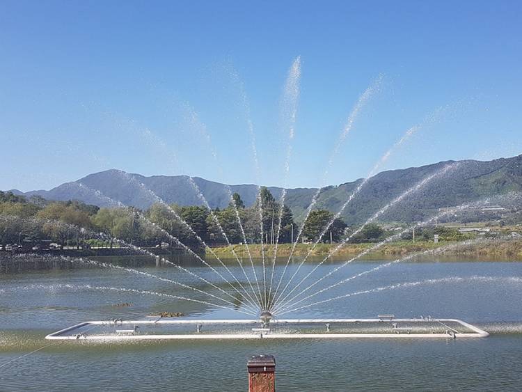 湖面漂浮喷泉(3)